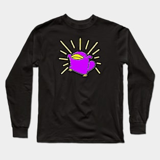 Animated Platypus purple Long Sleeve T-Shirt